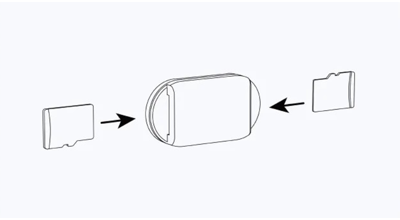 The Storage Cover can store two microSD cards