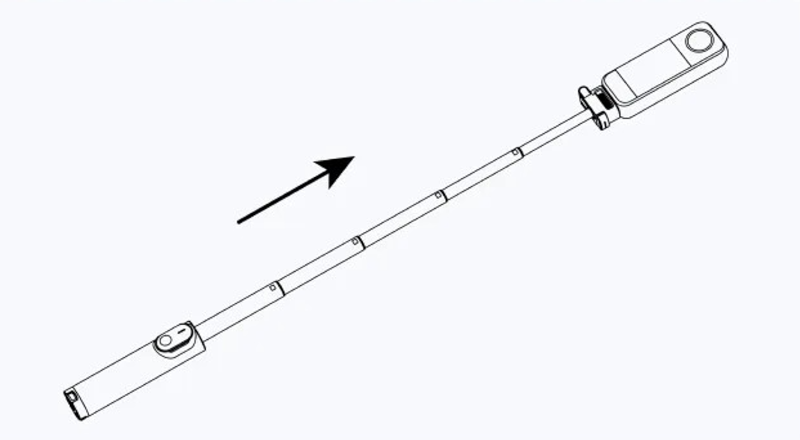 Extend Foldable 2-in-1 Selfie Stick (1/4 Mount)