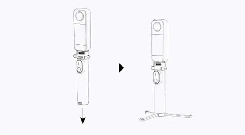 Extend Built-In Tripod