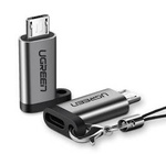 USB-C to micro USB adapter UGREEN US282 (gray)
