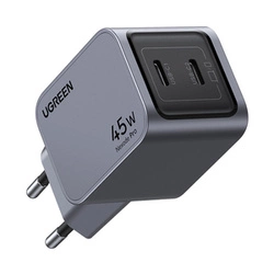 Network charger | Ugreen 35008 Nexode Pro | 45W | 2x USB-C | Gray