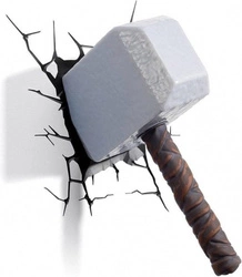 3D Thor's Hammer lamp from Marvel for sticking