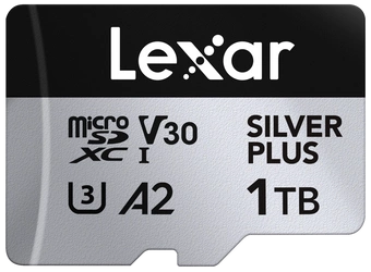 microSDXC Silver Plus 1066x UHS-I/U3/A2/4K R205/W150 (V30) 1TB