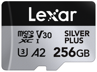 Lexar microSDXC Professional SILVER Plus R205/W150 256GB