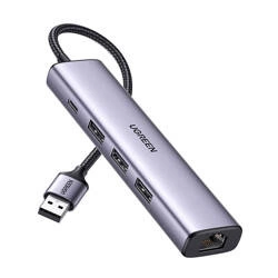 UGREEN CM475 - adapter with USB-A |RJ45 | hub USB-C