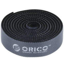 Velcro tape, cable organizer Orico 1m (black)