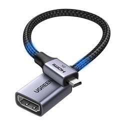 Ugreen HD182 | Micro HDMI cable for HDMI | 8K 60Hz | 48GBPS | 0.2m | Black