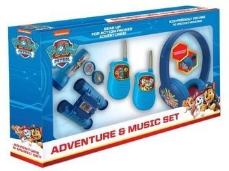 Paw Patrol - 5in1 adventure set: flashlight, compass, binoculars, walkie talkie, headphones