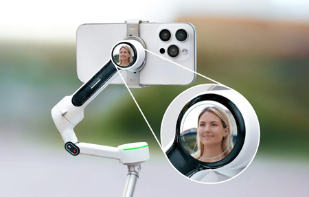  Insta360 Flow 2 Pro AI Tracker Bundle | Gimbal | Biały