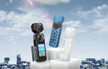 Sunnylife silikonowa osłona obiektywu do Insta360 X4 | X5 (biała)