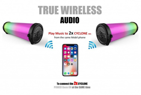 iDance Cyclone 401 - portable speaker 50W + microphone