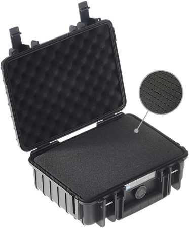 Professional B&W suitcase for each camera