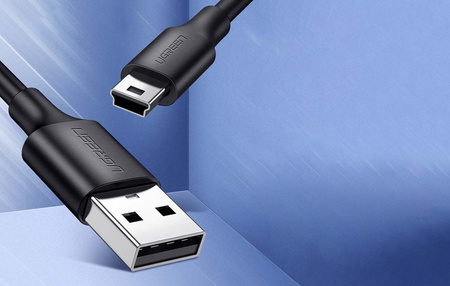 UGREEN US132 | Kabel USB-MiniUSB | 0.5m | Czarny