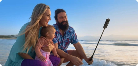 Insta360 85cm Invisible Selfie Stick with Sleeve - 85cm stick with rubber handle