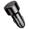 Baseus Magic USB + USB-C QC 4.0 PD 45W car charger (black)