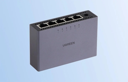 Przełącznik Switch UGREEN CM633 5-portowy GigaBit Ethernet (czarny)