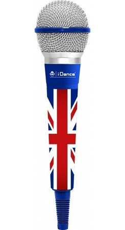 iDance CLM8 microphone - blue wired microphone