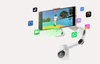 Insta360 Flow 2 Pro Creator Bundle | pierwszy gimbal AI zintegrowany z Apple DockKit | współpracuje z iPhone | zestaw kreatywny