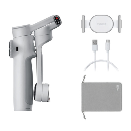  Insta360 Flow 2 Pro AI Tracker Bundle Stone Gray