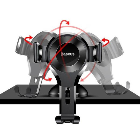 Baseus Osculum gravity car phone holder (black)