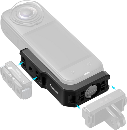 SmallRig 5824 | Uchwyt do montażu pionowego i poziomego dla Insta360 X5 / X4 Air / X4 / X3