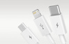 Baseus Superior Data USB fast charging cable for M+L+C 3.5A 0.5M(White)