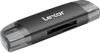 Card reader with dual USB-A/C slot (LRW310X) Supports microSD and SD cards (USB 3.1)