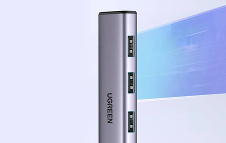 UGREEN CM475 - adapter with USB-A |RJ45 | hub USB-C