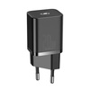 Baseus Super Si Quick Charger 1C 20W wall charger with USB-C to Lightning 1m cable (black)