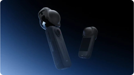 Insta360 X4 Air Lens Cap | Graphite Black | Gumowy kapturek dla zabezpieczenia soczewek