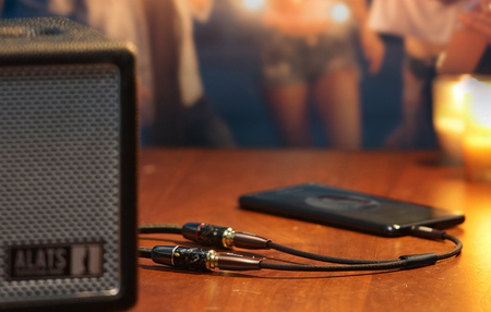 UGREEN AV194 Przewód męski 3,5mm Jack do 2x żeński RCA (Cinch) 0.25m