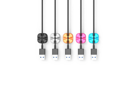 Organizer uchwyt na kable Orico (szary)