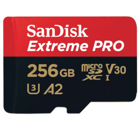 Karta SanDisk Extreme PRO microSDXC 256GB 200/140 MB/s A2 C10 V30 UHS-I U3
