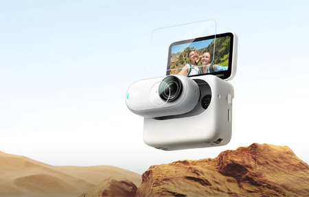 Set Glass Protection Lens Cover + LCD Screen Protector + Action Pod For Insta360 Go3 / Go 3 / Telesin / Is-flm-001