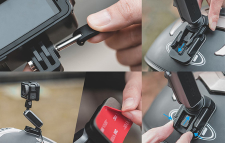 PGYTECH P-GM-126 - mocowanie samoprzylepne z szybkozłączką do kamer sportowych