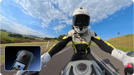 Insta360 X4 Air Mic Windshield | Osłona przeciwiatrowa | Redukuje szum wiatru podczas nagrywania