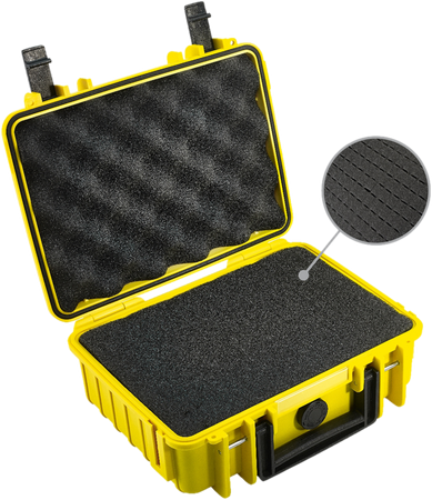 Professional B&W suitcase for each camera