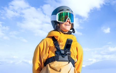 Insta360 Snow Bundle - a set of accessories for a skateboard, inline skates, skis, snowboard, scooter, bicycle, motorcycle