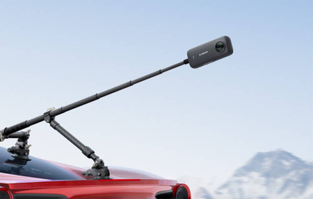 Insta360 Dual Suction Cup Car Mount | carbon handle with TILTA double vacuum suction cup