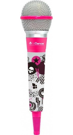 iDance CLM2 Microphone - pink wired microphone
