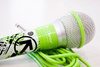 iDance Microphone CLM1 - green wired microphone