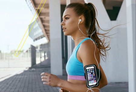 iDance Opaska AB100 - opaska sportowa na smartfon do biegania