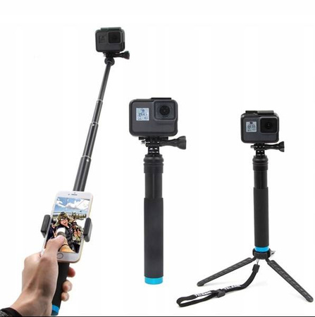 Monopod Grip Selfie Tripod 2in1 22-90cm For Telesin Camera / Gp-mnp-090-d