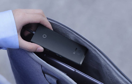 Baseus Lite Series 4in1 Hub USB to 4x USB 3.0 25cm (black)