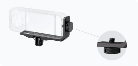 Insta360 X3 Horizontal Action Mount - horizontal mounting bracket