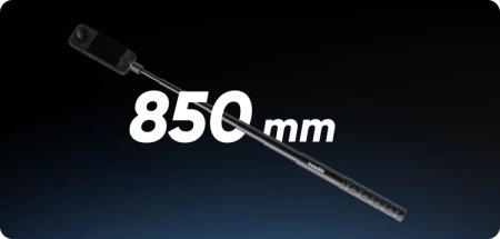 Insta360 85cm Invisible Selfie Stick with Sleeve - 85cm stick with rubber handle