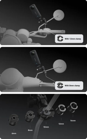 Insta360 Rear View Mirror Mount | uchwyt na lusterko wsteczne do motocykla