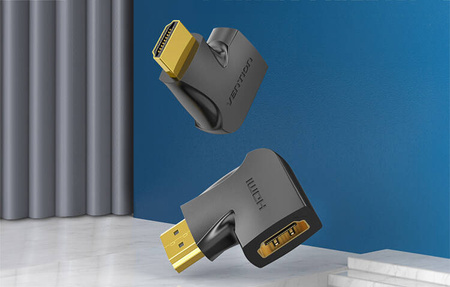 Adapter kątowy HDMI Vention AIOB0, 4K 60Hz (czarny)