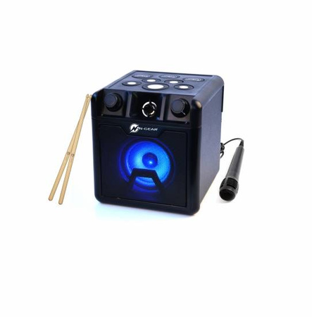 N-Gear Drum Block 420 - Bluetooth speaker with drums and Karaoke microphone