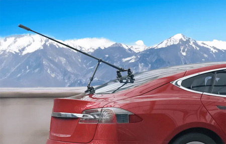 Insta360 Triple Suction Cup Car Mount | Carbon handle with TILTA triple vacuum suction cup